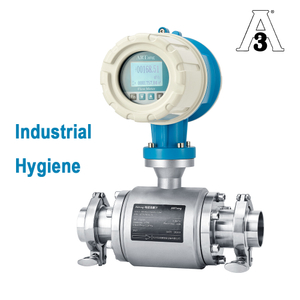 3A Sanitary Type Tri Clamp Electromagnetic Flow Meter for Milk Beer Flow Meter