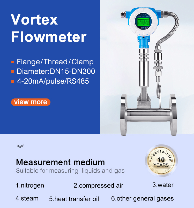 Vortex steam meters 