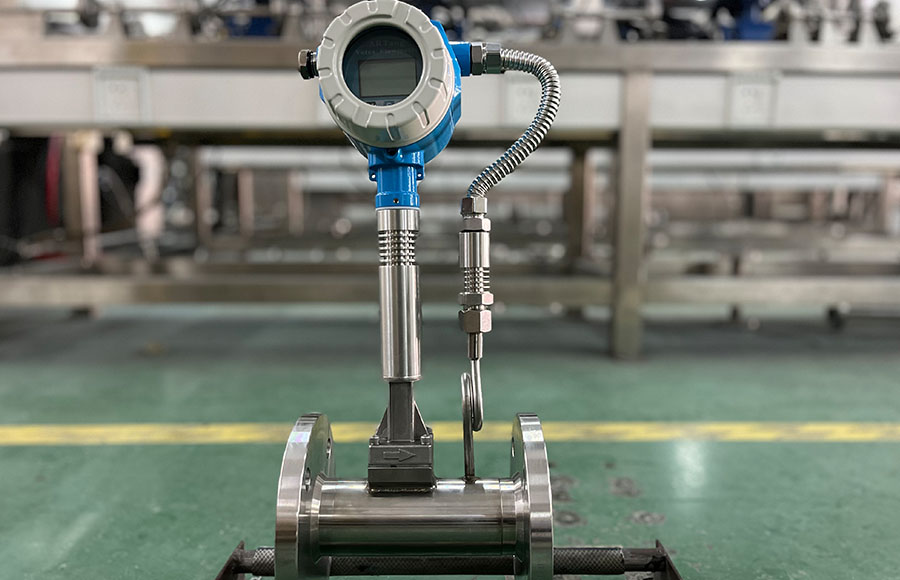 Application of Vortex Flow Meter Gas