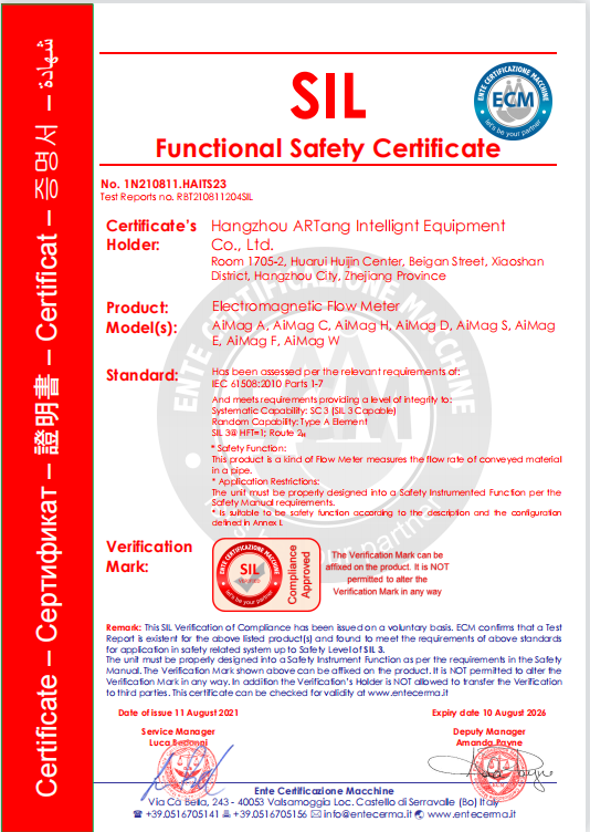 European Union SIL certification