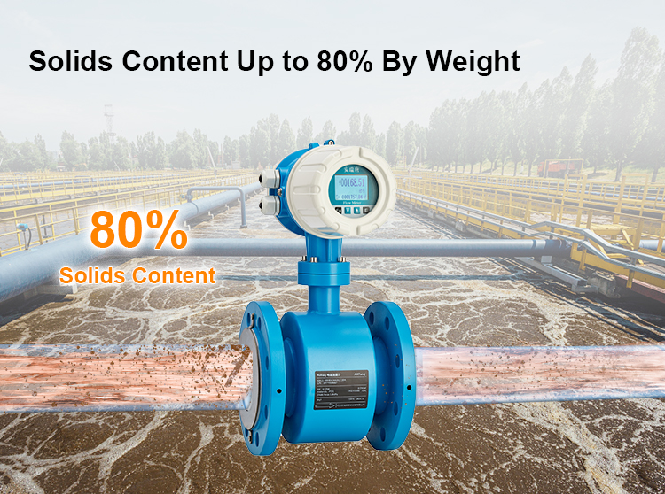 sewage Electromagnetic Flow Meter 